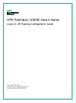 HP FlexFabric 12900E series Configuration Manual предпросмотр