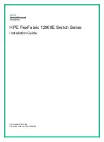 HP FlexFabric 12900E series Installation Manual предпросмотр