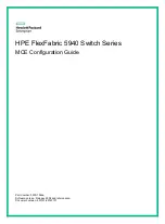 HP FlexFabric 5940 Configuration Manual preview