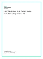 HP FlexFabric 5950 Series Configuration Manual предпросмотр