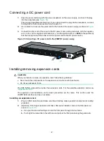 Предварительный просмотр 31 страницы HP FlexFabric 5950 Series Installation Manual