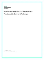 Preview for 1 page of HP FlexFabric 7900 Series Command Reference Manual