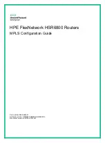 HP FlexNetwork HSR6800 Configuration Manual preview