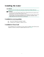 Preview for 12 page of HP FlexNetwork MSR3012 Installation Manual