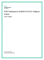 Предварительный просмотр 1 страницы HP FlexNetwork NJ5000 User Manual