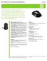 HP FX287AA - Wireless Eco-Comfort Mobile Mouse Datasheet preview