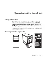 Preview for 5 page of HP G3000 - Notebook PC Manual