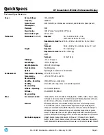 Preview for 4 page of HP GV546A4 Specification