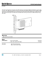 Preview for 1 page of HP H221 Specification
