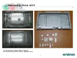 Предварительный просмотр 9 страницы HP HC270cr Disassembly Instructions Manual