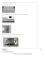 Предварительный просмотр 3 страницы HP HC271 Disassembly Instructions Manual