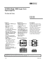 HP HCPL-2400 Technical Data Manual preview