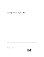 Preview for 3 page of HP High Speed Dryer 104in User Manual