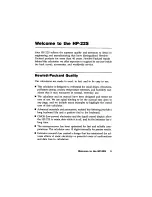 Preview for 3 page of HP HP-22S Owner'S Manual