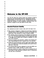 Preview for 5 page of HP HP-32S Owner'S Manual