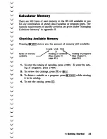 Предварительный просмотр 35 страницы HP HP-32S Owner'S Manual