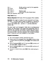 Предварительный просмотр 172 страницы HP HP-32S Owner'S Manual