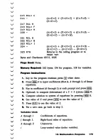 Предварительный просмотр 181 страницы HP HP-32S Owner'S Manual