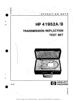 Preview for 3 page of HP HP 41952A Operation Note