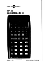 Preview for 3 page of HP HP-45 Application Book