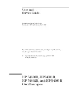 Preview for 2 page of HP HP 54600B User'S And Service Manual