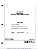 Предварительный просмотр 385 страницы HP HP 83592A Operating And Service Manual