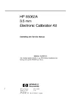 HP HP 85062A Operating And Service Manual предпросмотр