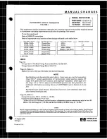 Предварительный просмотр 3 страницы HP HP 8673C Operating And Service Manual