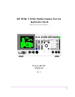 HP HP 8924C Application Manual предпросмотр