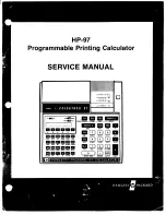 HP HP-97 Service Manual preview