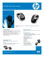 HP HP BLUE TOOTH LASER MOUSE GK859AA#ABB Specifications preview