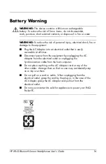 Preview for 16 page of HP HP Bluetooth Stereo Headphones User Manual