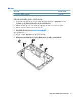 Предварительный просмотр 49 страницы HP HP EliteBook 1040 G1 Maintenance And Service Manual