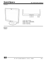 Предварительный просмотр 1 страницы HP HP L1506  PX848AA PX848AA Quickspecs