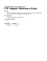 Предварительный просмотр 1 страницы HP HP NonStop Data Transformation Engine FTP Adapter Reference Manual