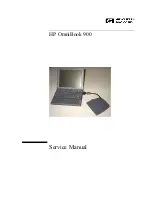 HP HP OmniBook 900 Service Manual preview