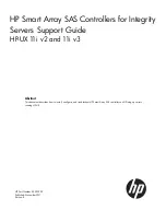 Предварительный просмотр 1 страницы HP HP-UX 11i v2 Support Manual