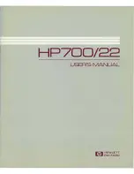 HP HP700/22 User Manual preview