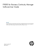 Предварительный просмотр 1 страницы HP HPE XP P9500 Software User'S Manual