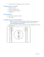 Предварительный просмотр 8 страницы HP Integrity BL870c Installation Manual