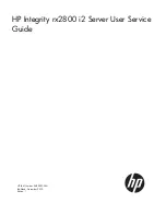 Предварительный просмотр 1 страницы HP Integrity rx2800 - i2 User'S & Service Manual