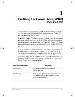 Preview for 8 page of HP iPAQ h2200 Series User Manual