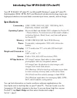 Preview for 9 page of HP iPAQ h6315 User Manual