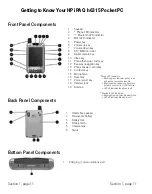 Preview for 15 page of HP iPAQ h6315 User Manual