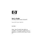 Preview for 1 page of HP iPAQ hx2000 Series User Manual