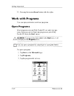 Preview for 74 page of HP iPAQ Pocket PC h5400 Series Reference Manual