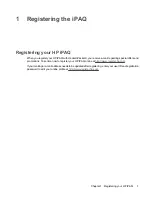 Предварительный просмотр 9 страницы HP iPAQ rx5700 User Manual