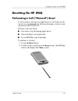 Предварительный просмотр 15 страницы HP iPAQ rz1700 series User Manual