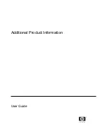 HP iPAQ User Manual preview