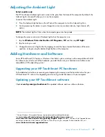 Предварительный просмотр 87 страницы HP IQ524 - TouchSmart - 4 GB RAM Getting Started Manual